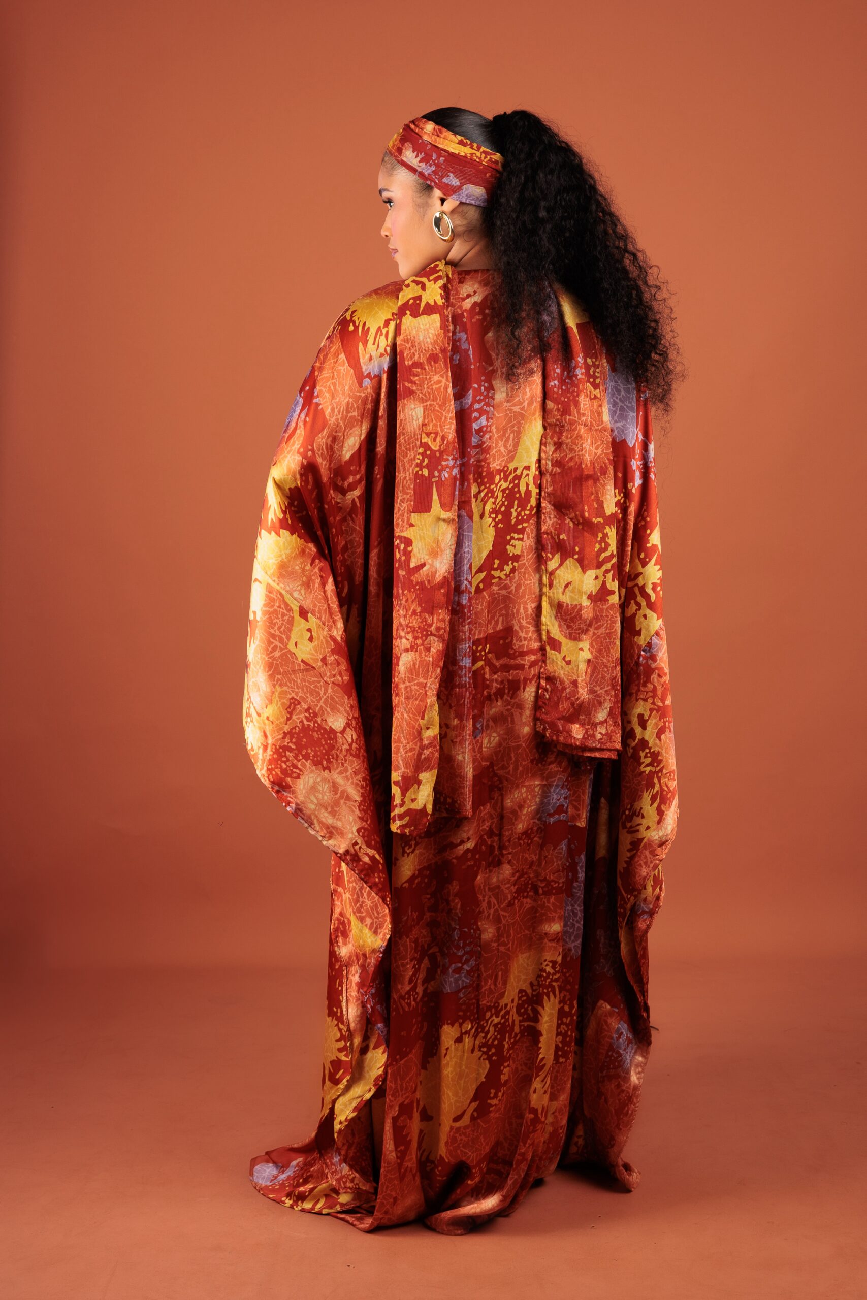 Kaftan Ayan - Orange - Image 4
